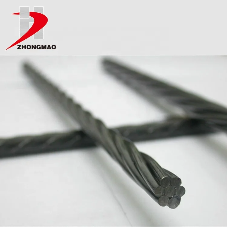High Tensile Building Material 7 wire 15.24mm PC Steel Strand