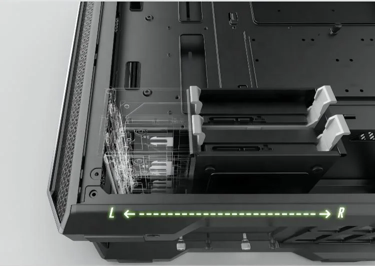 JNP идеальный RGB чехол для освещения ПК геймер маленький настольный игровой