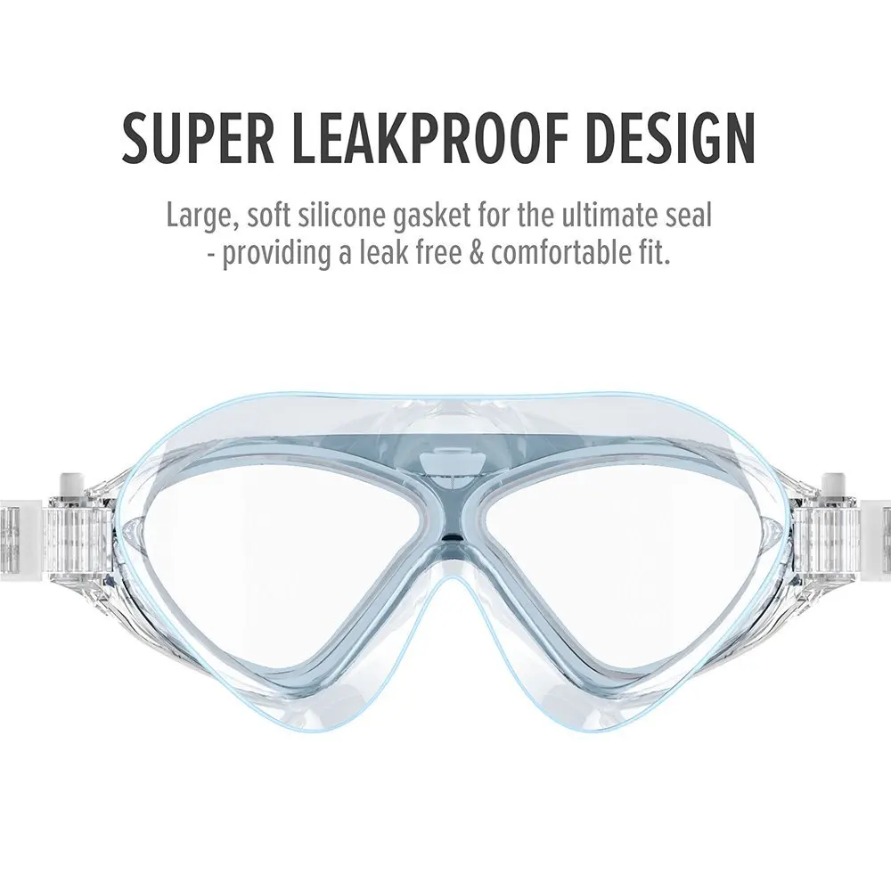 Aquatic sports better eye protection open water swim goggles anti fog Wide View Swimming Goggles