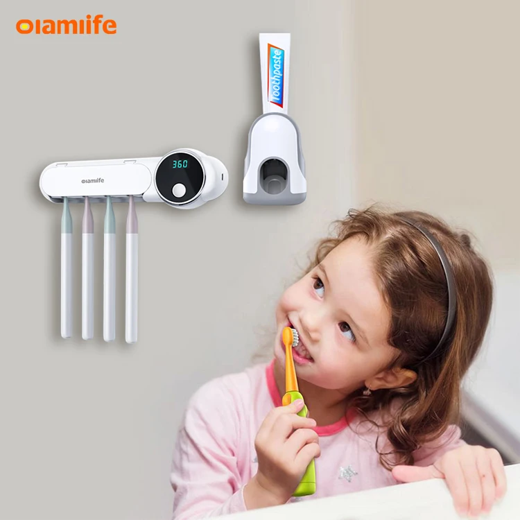 
Olamlife EPA Personal Care UV Light Electronic Portable Toothbrush Disinfection Mini Toothbrush Sterilizer Holder 