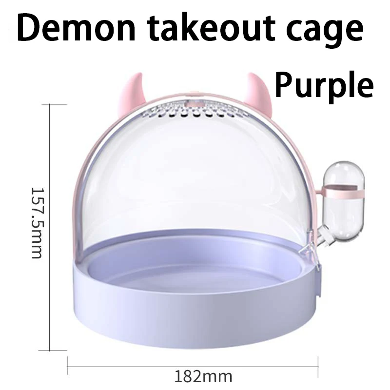 Halloween Portable Hamster Backpack  Hamster Travel Carrier Small Animal Cages