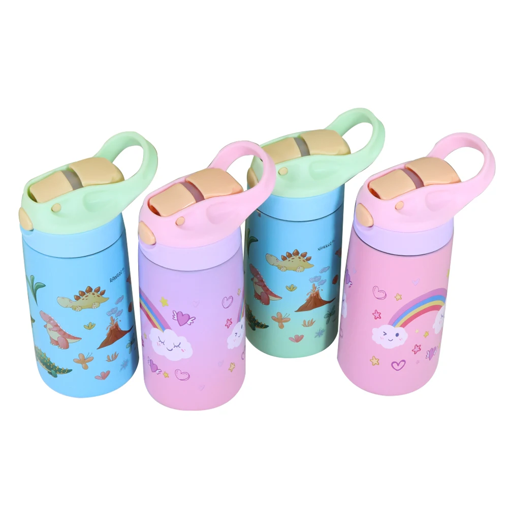 Factory Price 14Oz 420Ml Kids Stainless Steel Vacuum Insulated Tumbler Diy Sport Blank Water Bottles