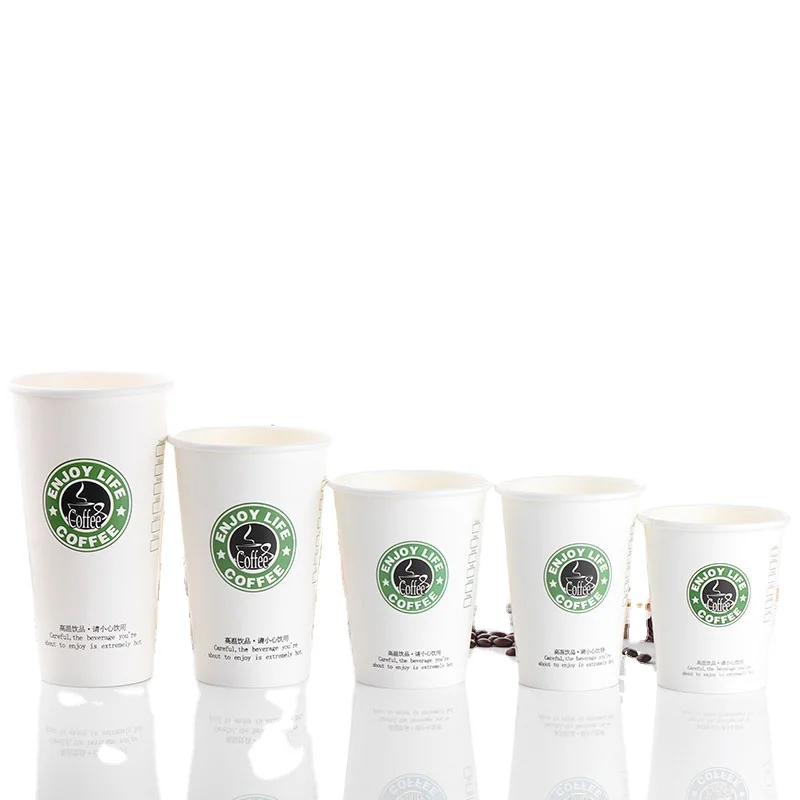Plain white paper coffee cups_coffee cups bulk_paper cups for hot beverages
