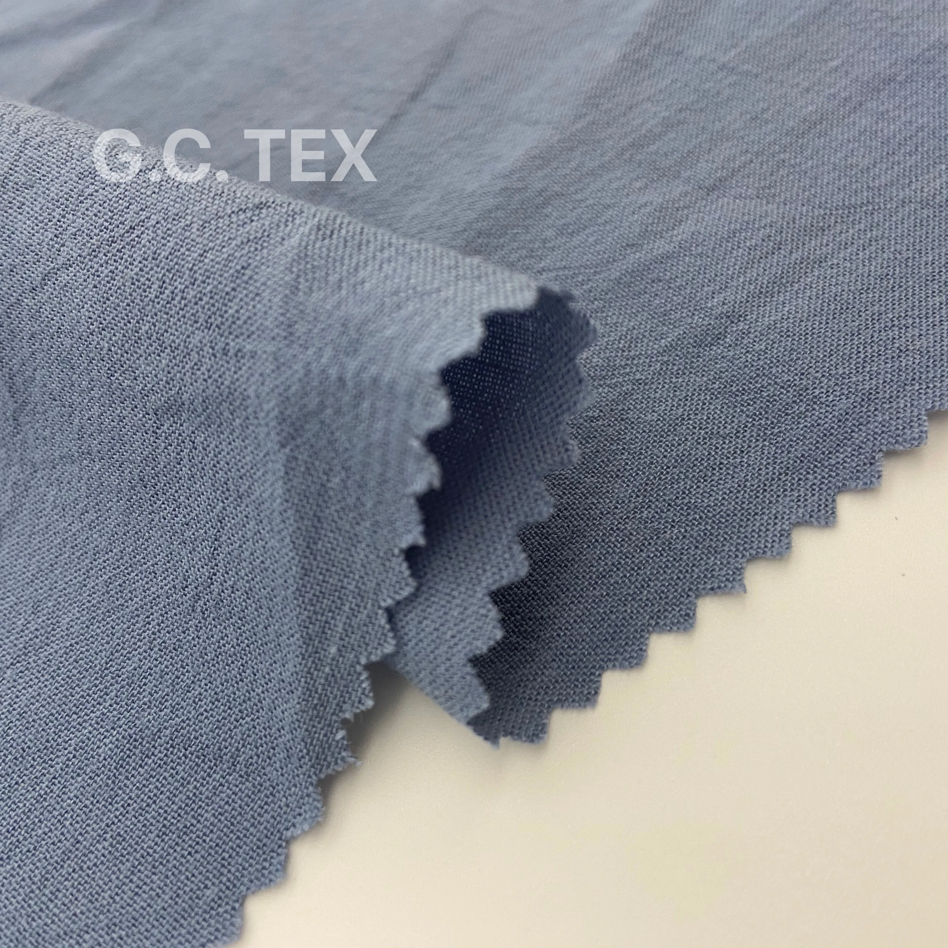 
40S*40S 50%COTTON 50%RAYON stripe fabric for garment in stock 