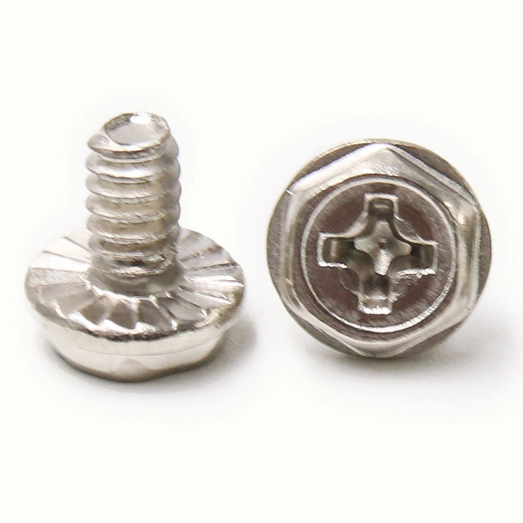 Laptop screw Black m2 m2.5 m3 carbon steel big thin flat head laptop screw