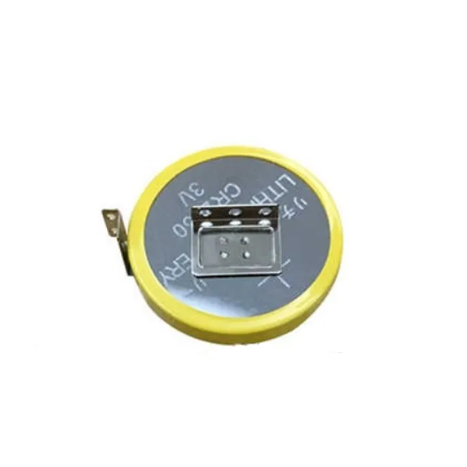 3.0V CMOS Button Coin Cell Lithium Battery CR2450 battery with solder tabs pins tags for Verifone VX520 VX 520
