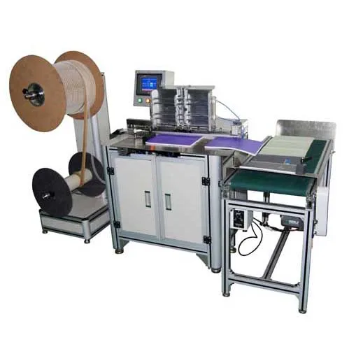 Semi-auto double spiral binding machine/double wire loop binding machine