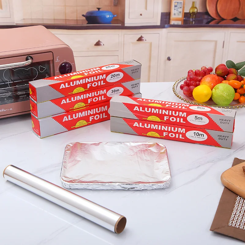 Food Grade Aluminium Foil 1100 1235 8011 8021 8079 Kitchen Aluminum Foil Roll for Food Packing