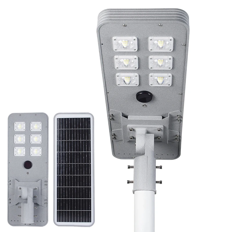 Интеллектуальный контроль интегрированный солнечный уличный свет лампа водонепроницаемый открытый светодиодный все в одном