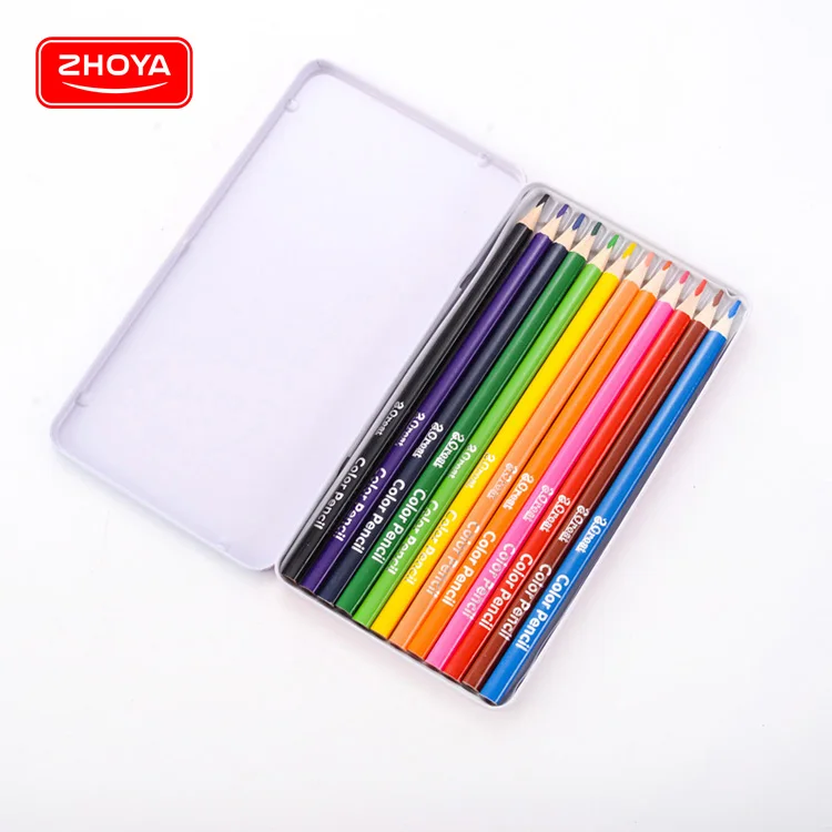 New design children painting stationery Clearness drawing coloured pencil set for outdoor