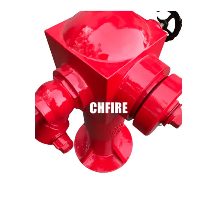 Пожарное оборудование CHFIRE 4-дюймовое 2-стороннее пожарное (столб) гидрант