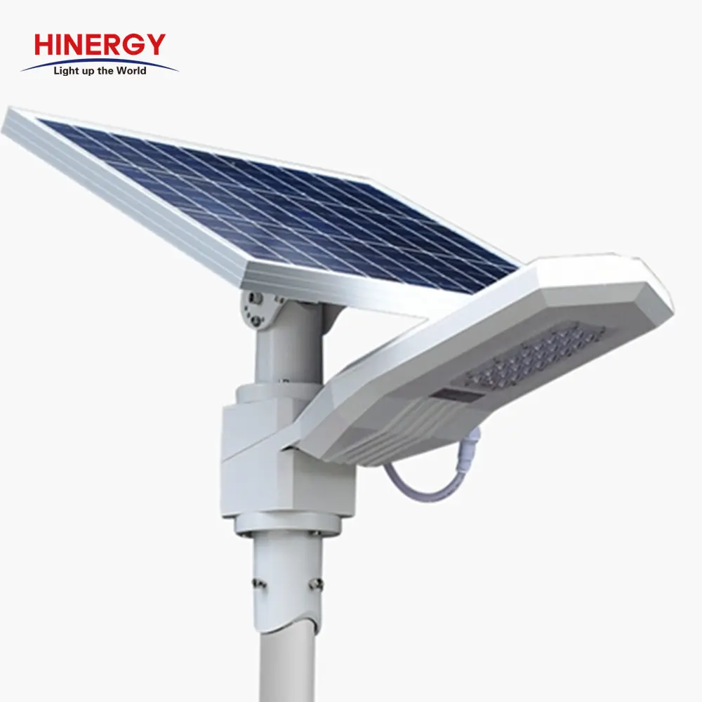 Hinergy IP65 Алюминиевый интегрированный уличный фонарь светодиодный на солнечной батарее свет водонепроницаемый для использования в умных
