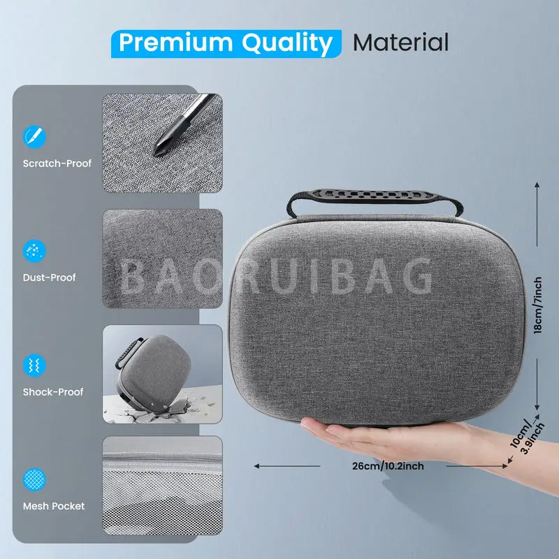 Portable Carrying Eva Travel Case for Playstation Ps Vr2 Ps5 Vr Headset Accessories