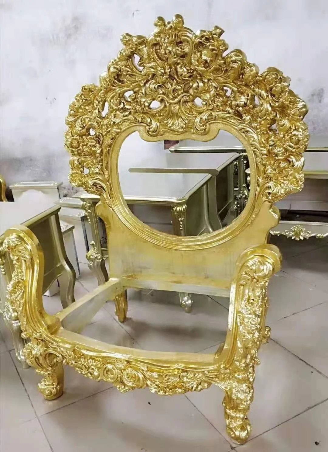 
hot sale antique european italian classical luxury livingroom furniture sofa set 