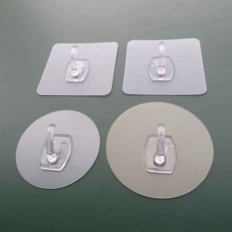Wholesale Creative Transparent Suction Cup Sucker Wall Adhesive Hooks Hanger