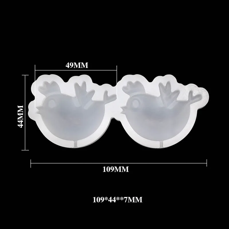 wholesale Easter butterfly rabbit egg drip mold DIY chocolate cheese lollipop silicone mold