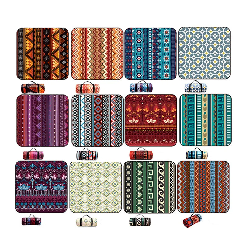 Waterproof Foldable Outdoor Picnic Blankets Picnic Mat for Beach Camping Grass