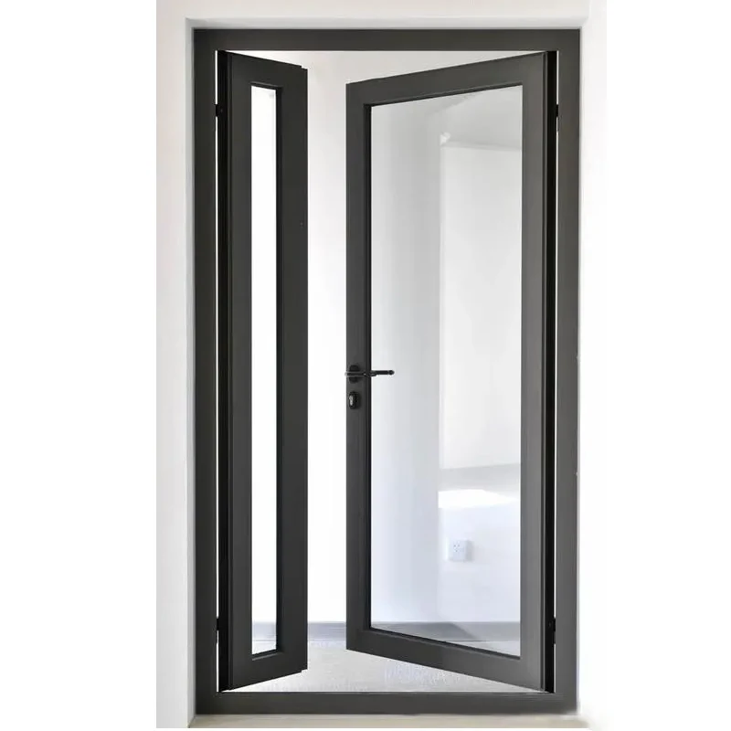 New Design Residence Interior Bathroom Hinged Doors Aluminium Swing Door Design Commercial Toilet Door
