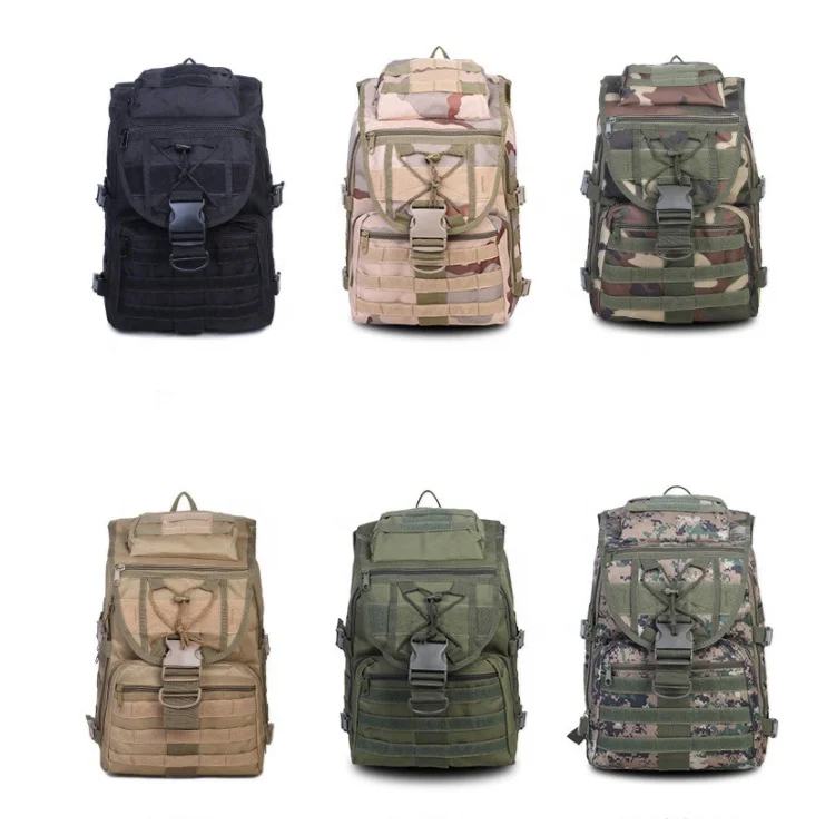 AYPPRO Multicam 3-Day Pack Unisex Outdoor Sports Rucksack MOLLE Fashionable Tactical Laptop Backpack Zipper Anti-Theft Hunting