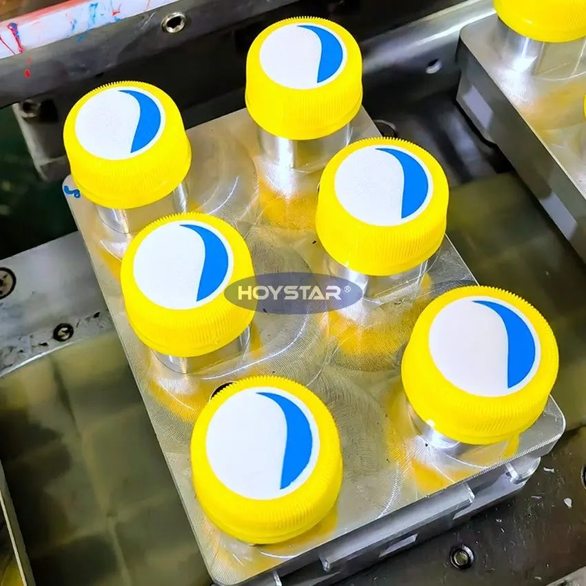 Bottle Caps Printing Machine Automatic Pad Printing Machine For Plastic Bottle Cap