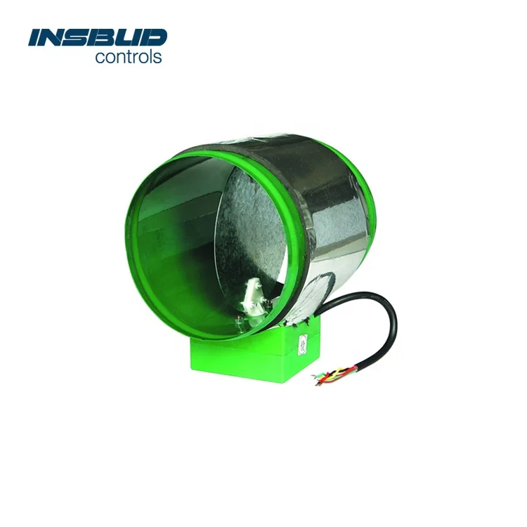 Motorized air conditioner damper vibration damper with electric actuator