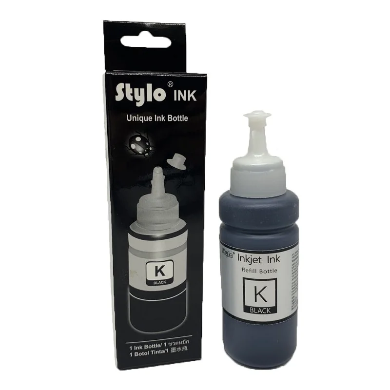 Черный 70 мл/бутылка 664 673 чернила заправка Tinta для Epson 672 L310 L805 L360 L363 L365