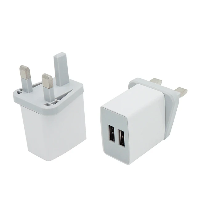 Сетевое зарядное устройство 2,1 а с двумя USB-портами