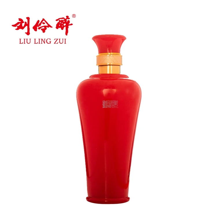 LIU LING ZUI Little Classic flowers High Quality Nice Taste Chinese Brewing Premium White Liquor High Quality White Liquor