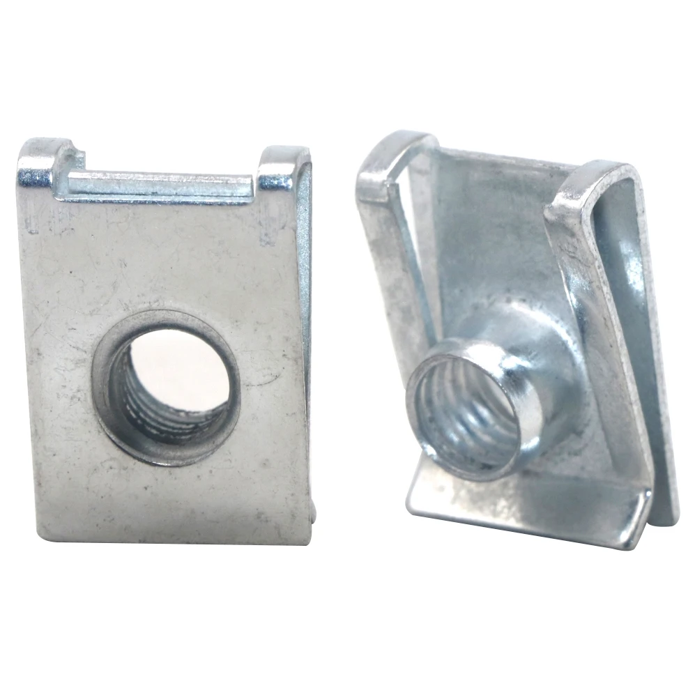 ZM M8 M6 M5 M4 U Type Clips with Thread 8mm 5mm 6mm 4mm Reed Nuts for Car Motorcycle Scooter ATV Moped