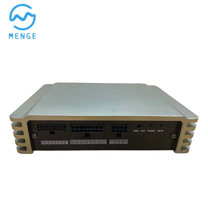 8 channel Amplifier Mono RMS 160W D class Amp DSP input output Peak  2/4 ohms Class D Car dsp Amplifier
