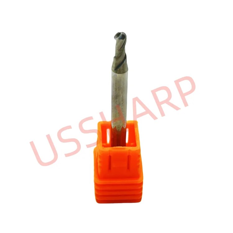 Hot Sale Carbide HRC55 Ball Nose End Mill R1.5*D4*6*50 for Aluminum for Milling Cutter CNC tools