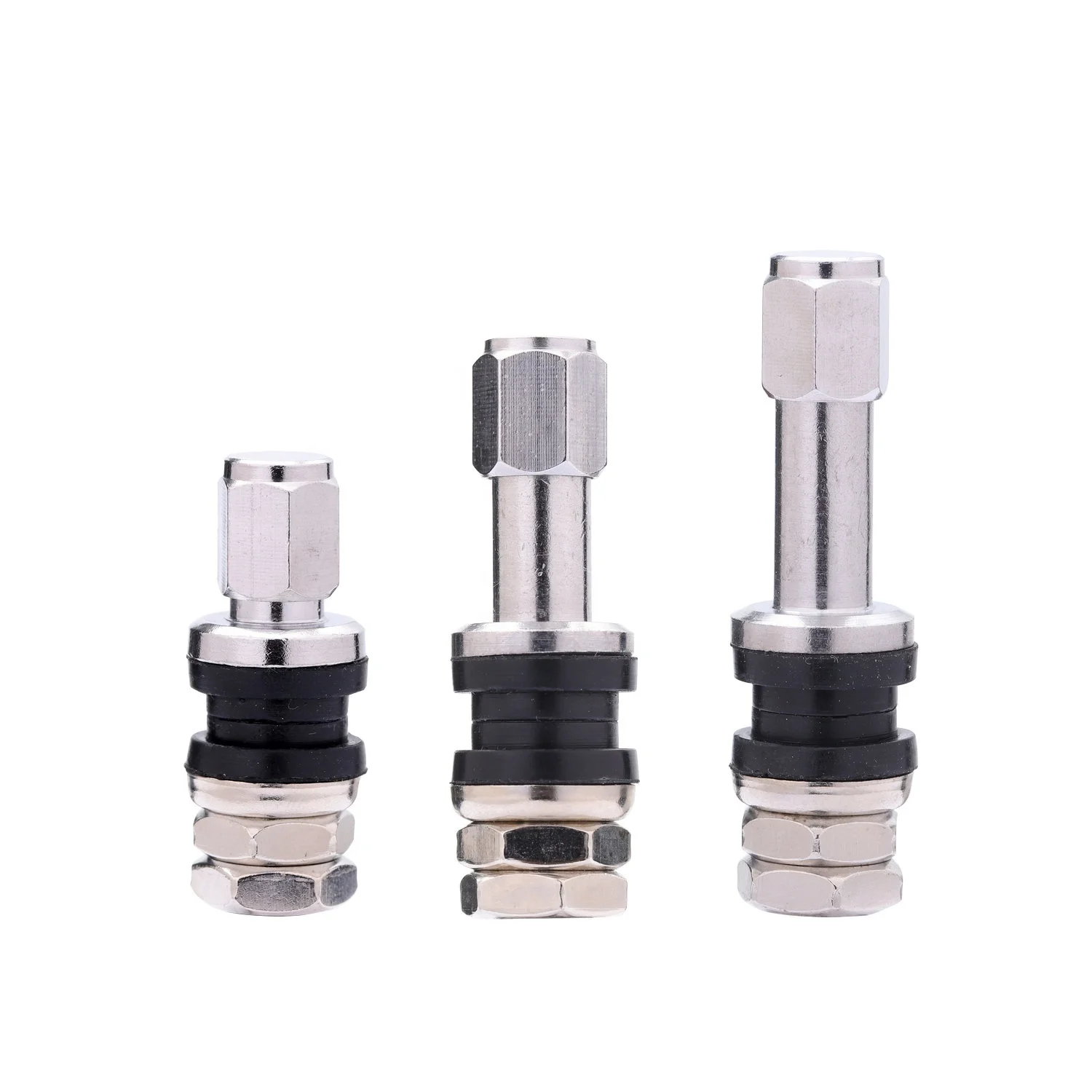 TR33E Flush Mount Motorcycle Tubeless Tyre Valve High pressure bolt on