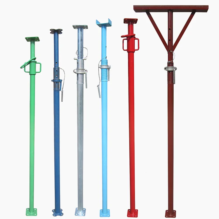 Galvanized Steel Acro Prop Shuttering Jacks Steel Acrow Shoring Scaffolding Steel Props