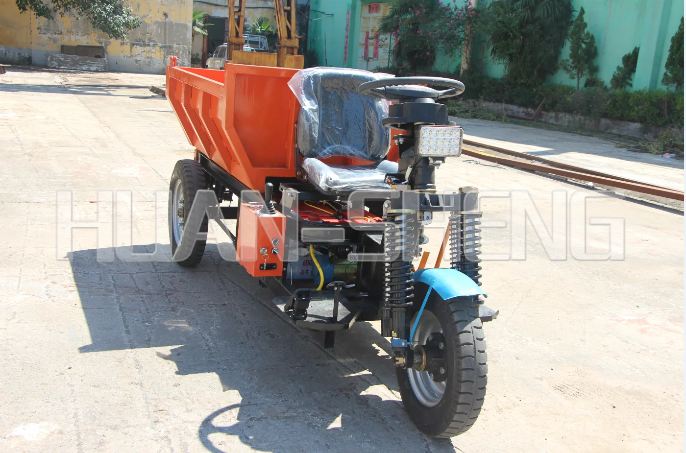 HuanSheng Mini Dumper Electric Mini Auto Rickshaw Underground Loader