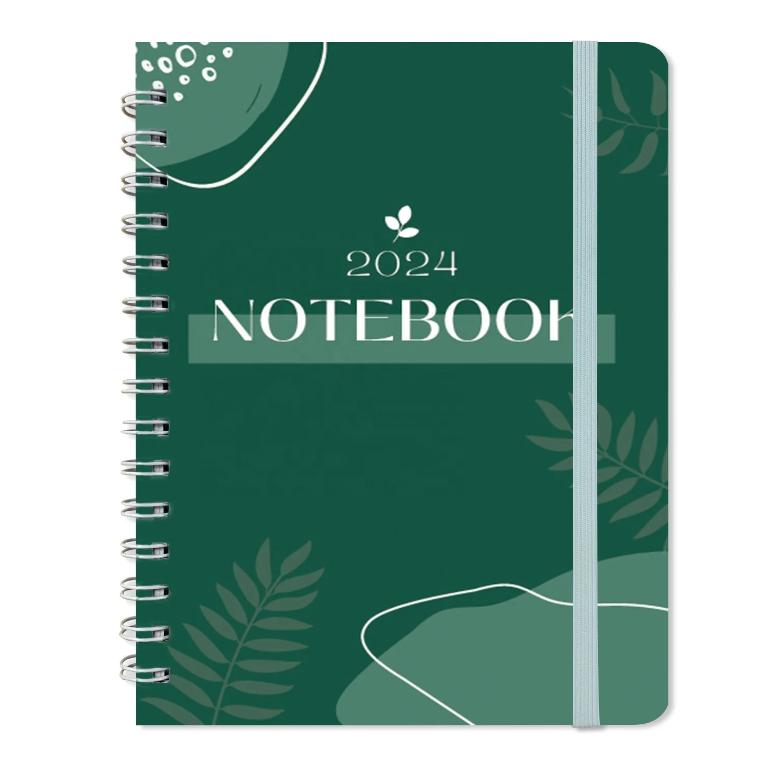 Catalogue Custom transfer printing rose gold foil spiral Organizer Hardcover journal diary Notebook wedding planner