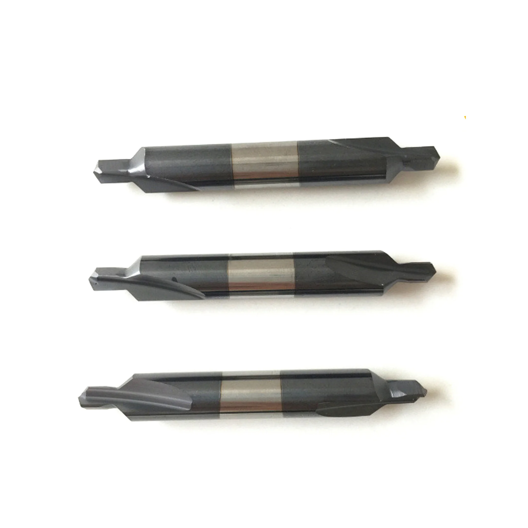 Customized Tungsten Steel Extended Double Head Carbide Center Drill