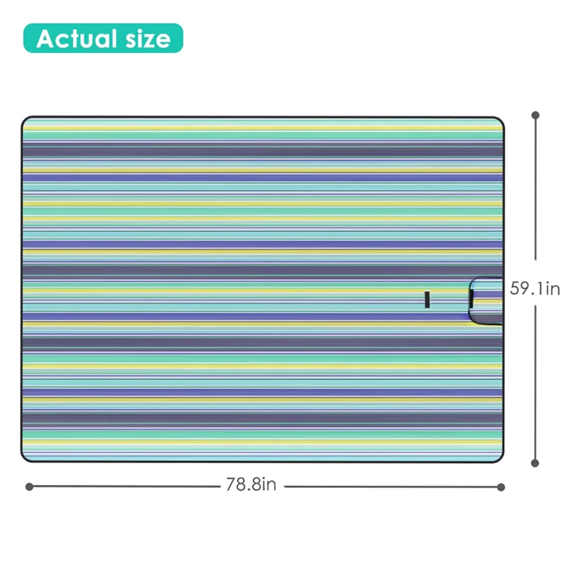 Outdoor & Picnic Blanket Extra Large Sand Proof and Waterproof Portable Beach Mat for Camping Hiking Festivals