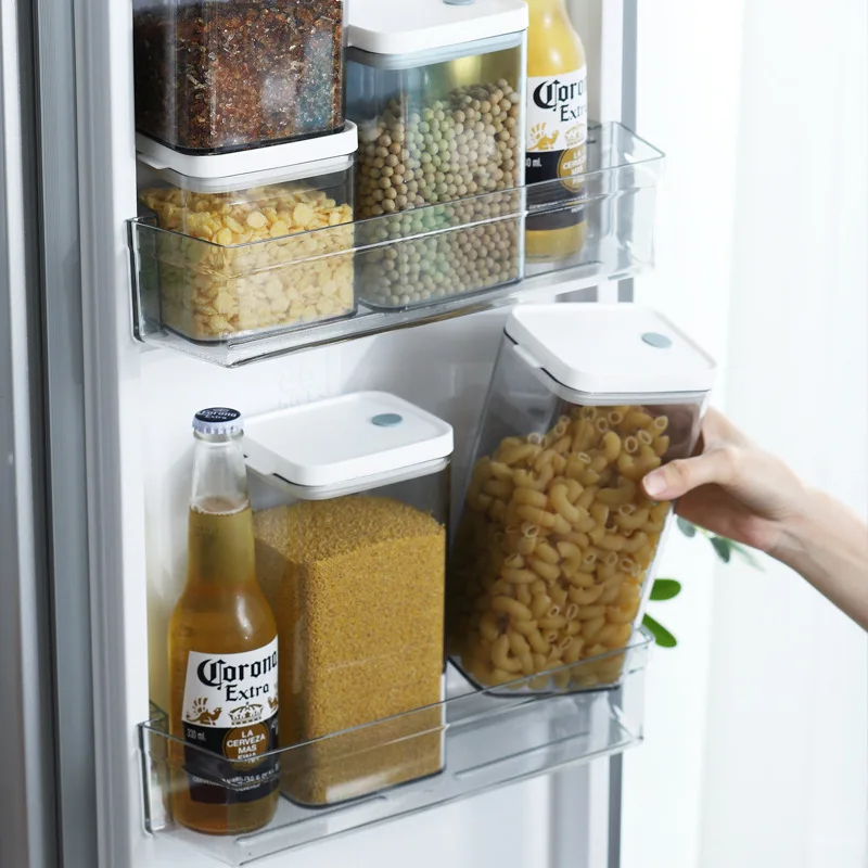 Square Sealed Leak-Proof Fresh-Keeping Tank Transparent Snacks and Cereals Storage Tank