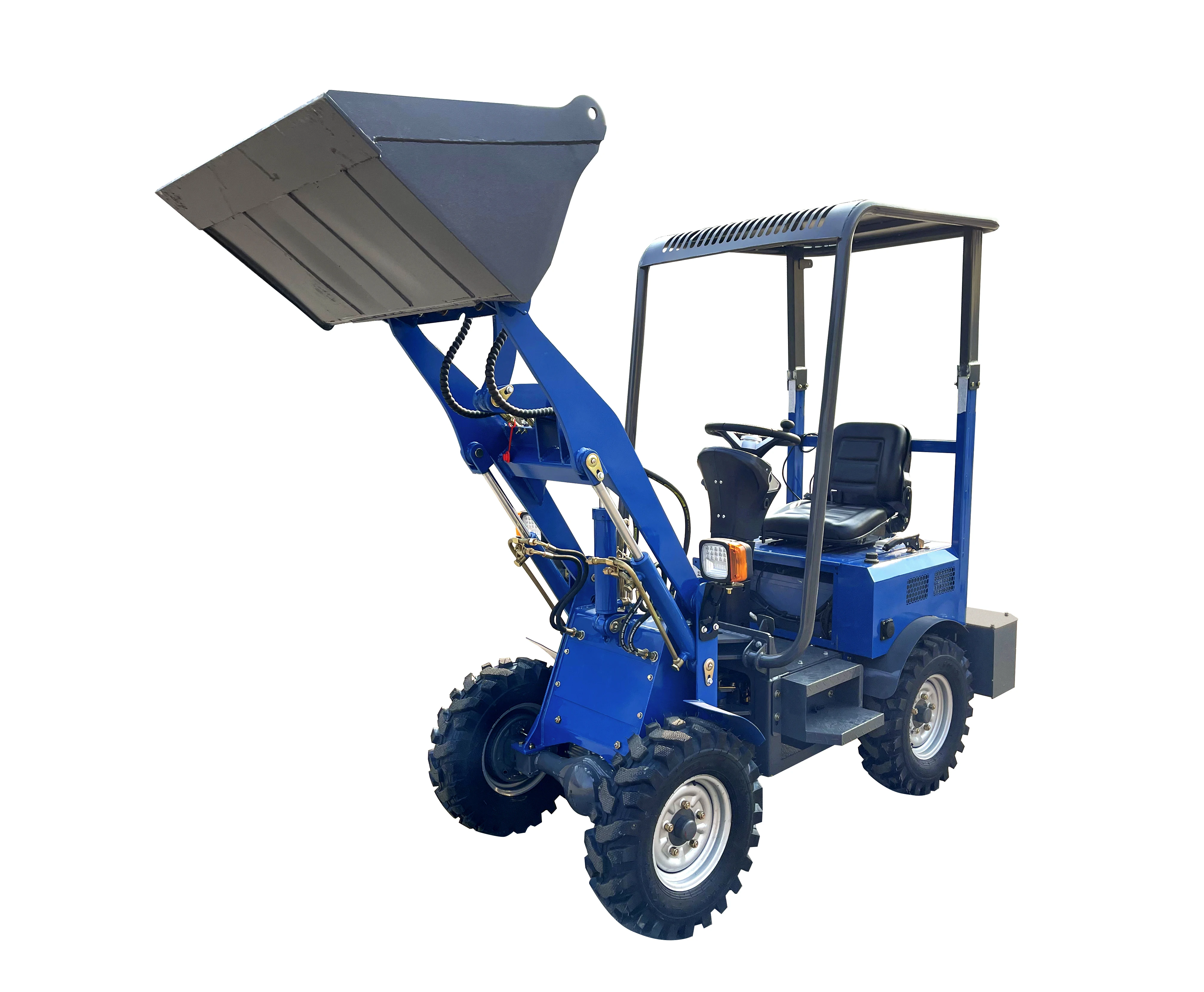 400kg Home Garden Use Mini Electric Battery Powered Compact Small Wheel Loader 04