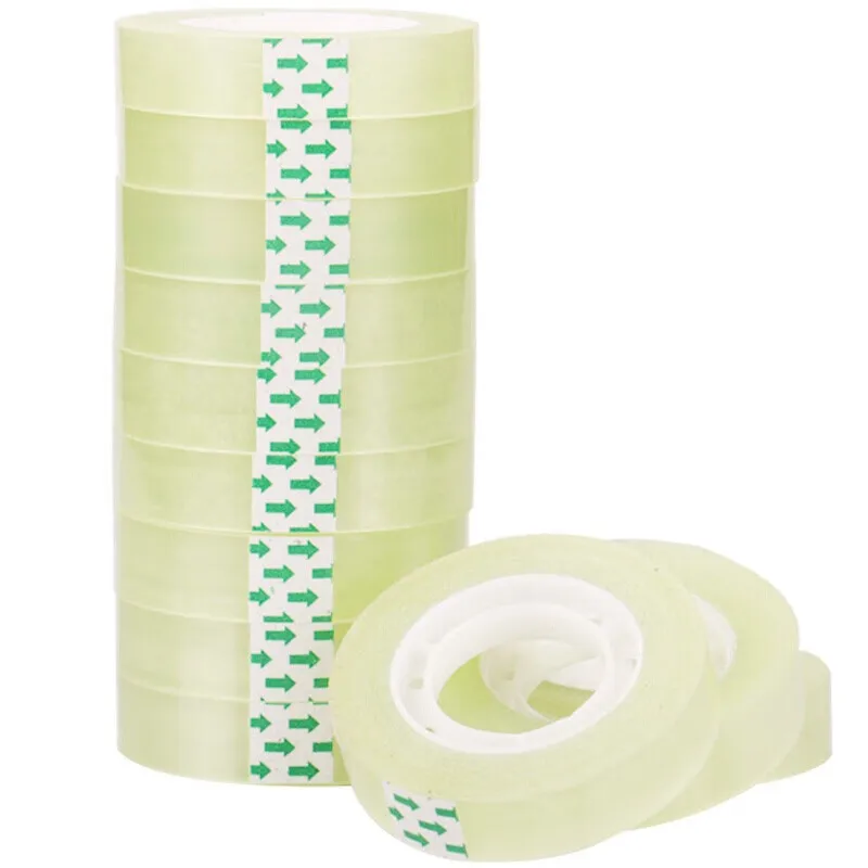 Normal Wide Size 60mm x 40y x 50um 1 roll 37.6m Transparent Tape Office Tape Sealing Small Adhesive Tape