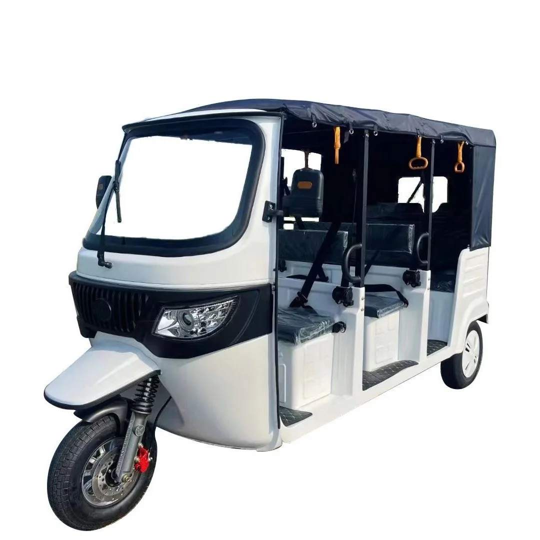 200CC 6 пассажирский моторизованный 3-колесный тук-тук бензиновый баджадж авто рикша цена фото