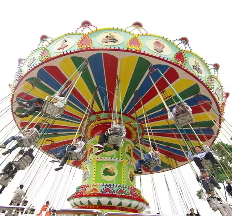 Amusement park rides inventory outdoor children adult flight chairs for sale
