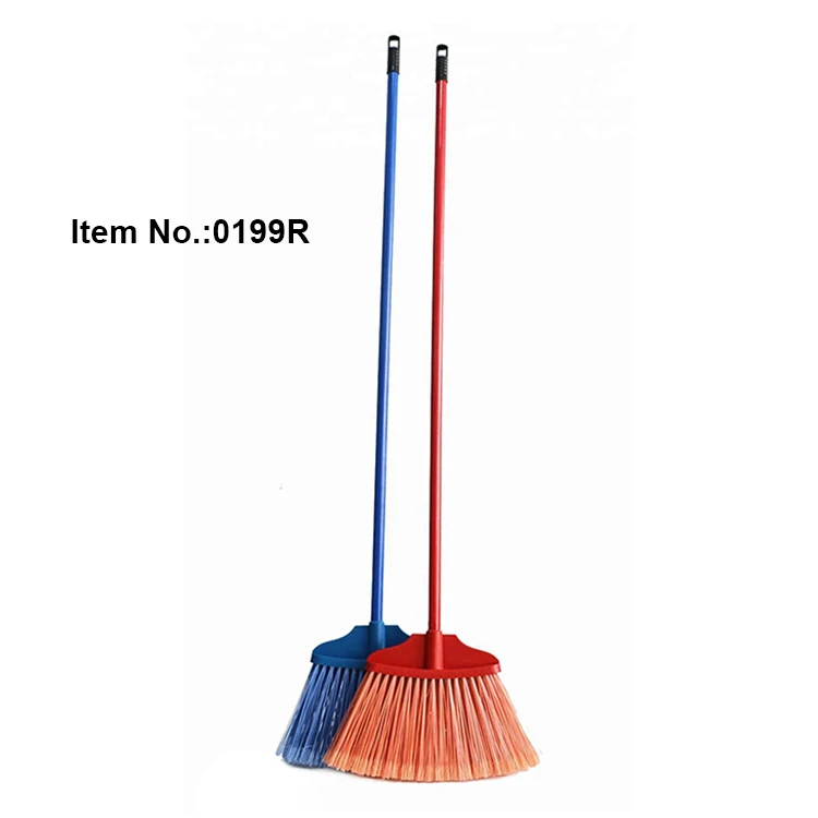HQ0199R American market plastic garden cleaning hand broom USA screw