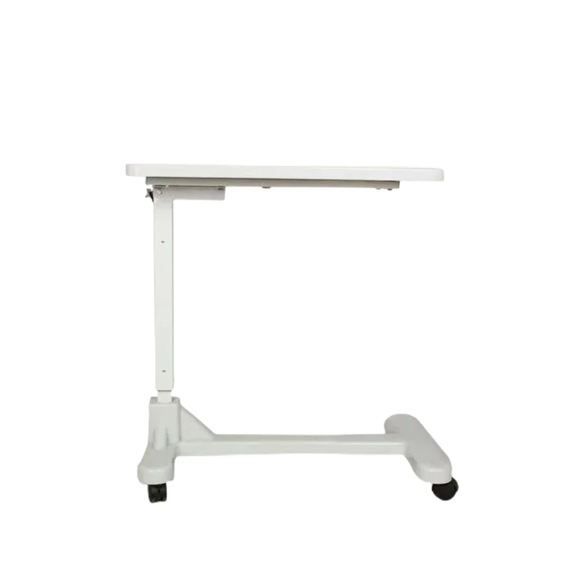 Factory Price Height Adjustable Movable ABS Medical Patient bedside hospital Dining Table
