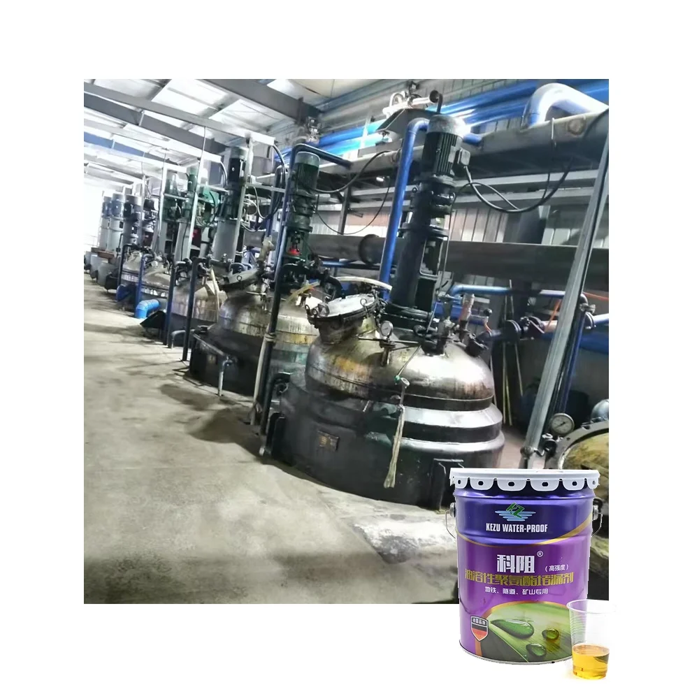 Hydrophobic Injection Oil PU Foam Water Stop High Expansion Hydrophobic Polyurethane Grouting Material