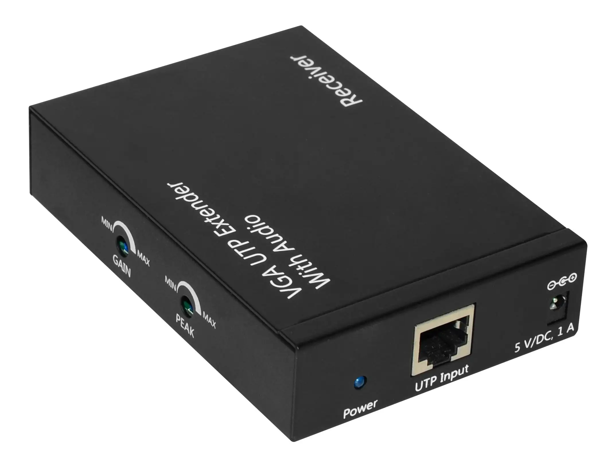 Gmax Best and unique 300m VGA UTP Extender 1X1 Splitter with Audio Set max. 1920x1200 signal extended for HDTV