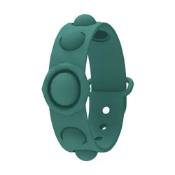 Popular Design Decompression Finger Pop It Fidget Toy Bracelet Relax Silicone Wristband Bracelet