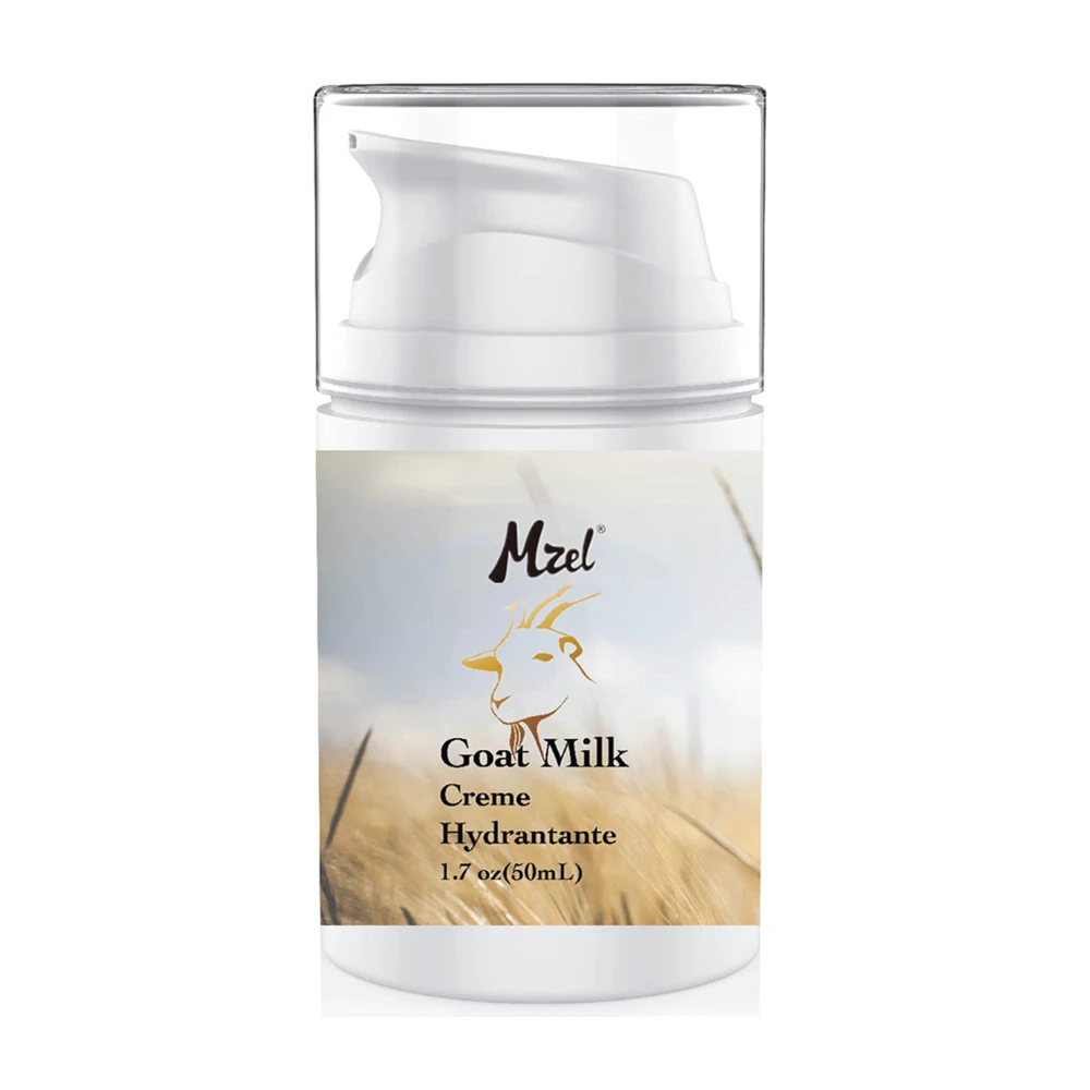 Private Label Goat Milk Moisturizer Premium Face Day and Night Cream to Reduce Wrinkles & Fine Lines