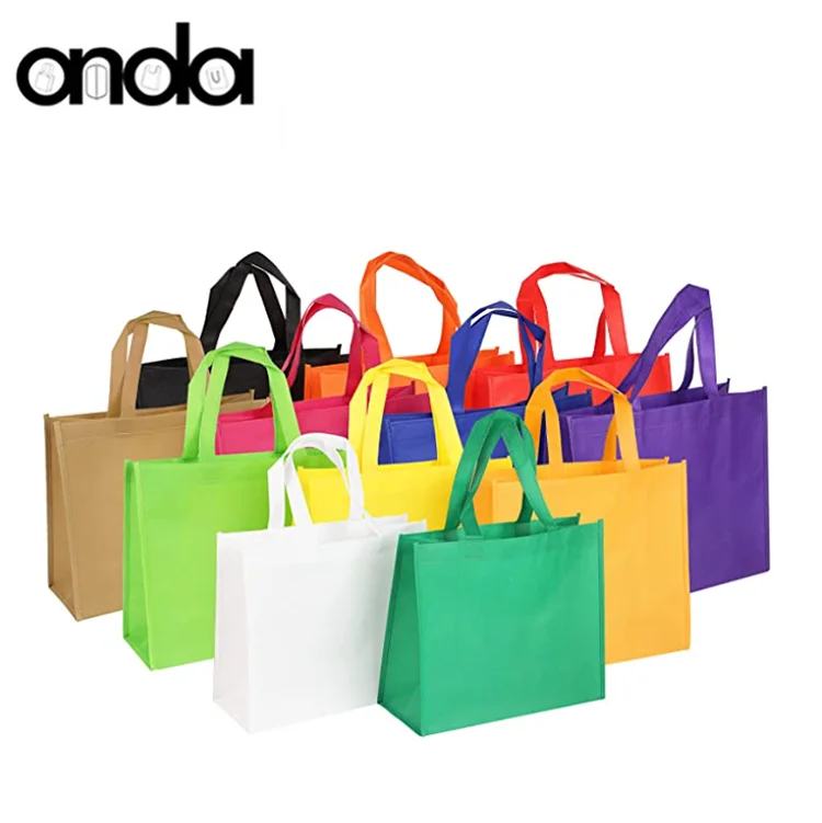 Customized Promotional Durable Heavy Duty Non Woven Ultrasonic Bags for Shopping