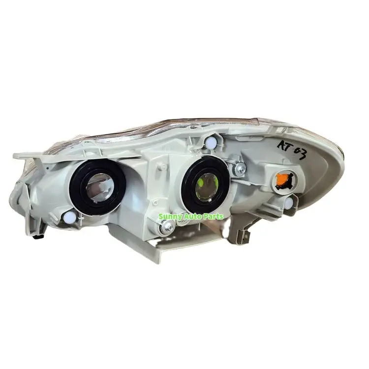 03 Corolla сша глянцевый черный налобный фонарь для Toyota Altis Matrix 2002 2003 2004 2005 2006 2007